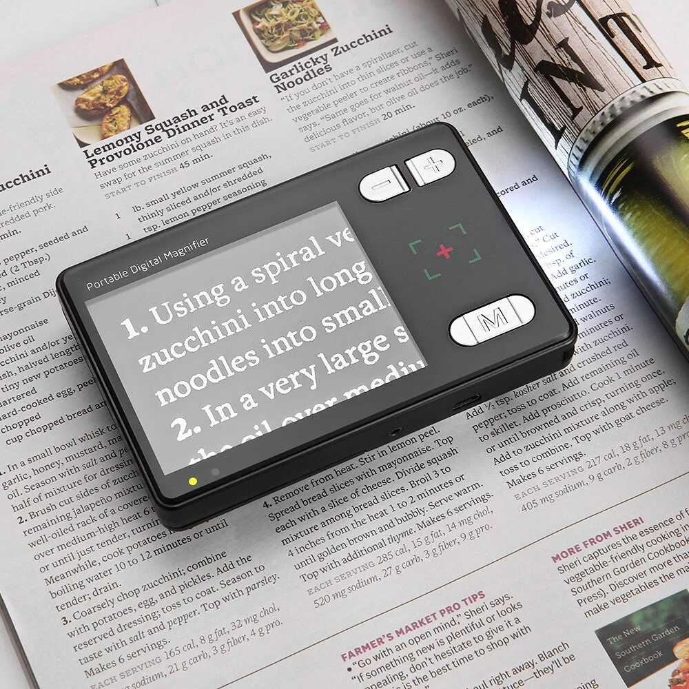 Новинка 3 5 дюймовая портативная цифровая видеолупа лупа для чтения с низким