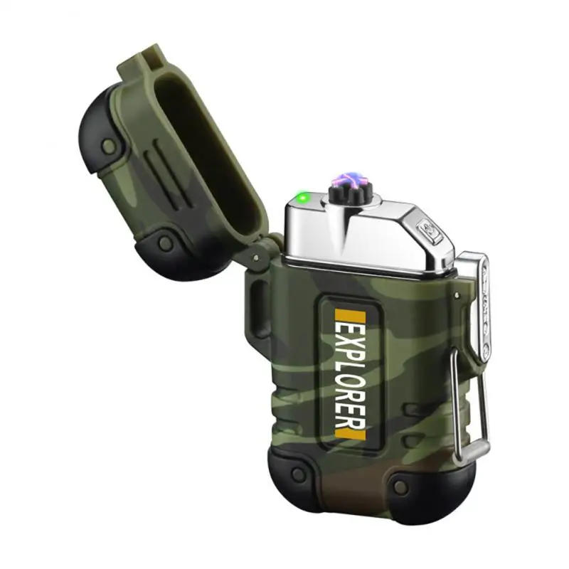 USB перезаряжаемая электрическая зажигалка крутая ветрозащитная плазменная с