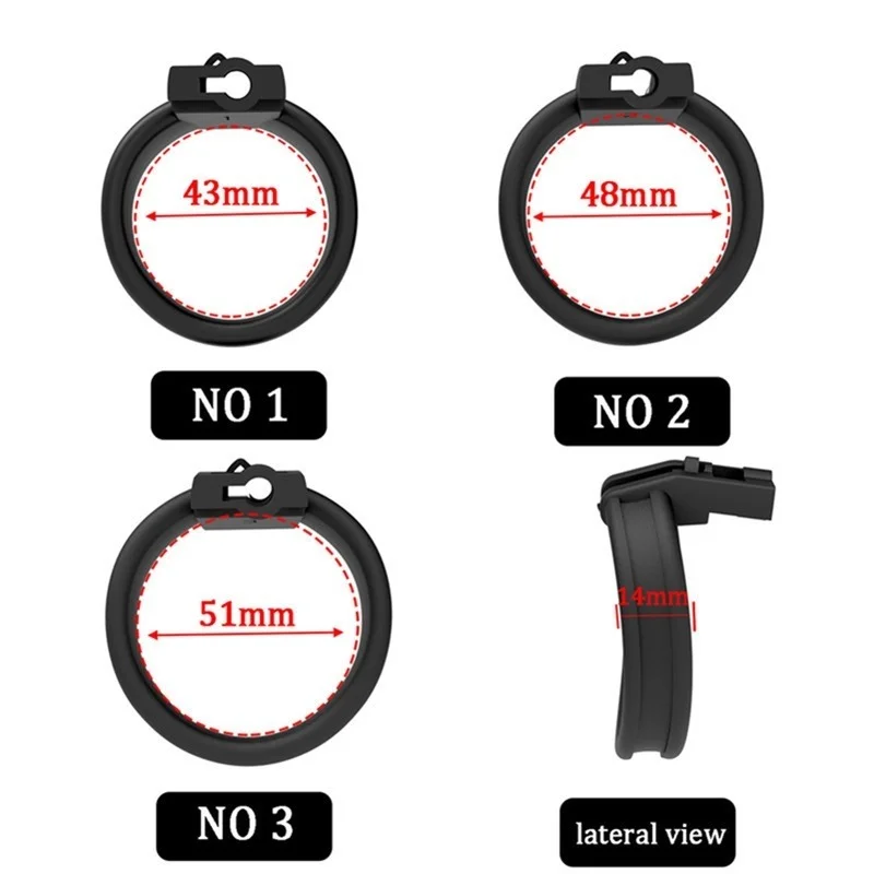 2022 Новинки Мужское Устройство для Опеки с Мочеиспускательным Отверстием Кольцо из Смолы для Пениса Крышка для Клетки Члена 3 Взрослые Секс-игрушки для Мужчин на.