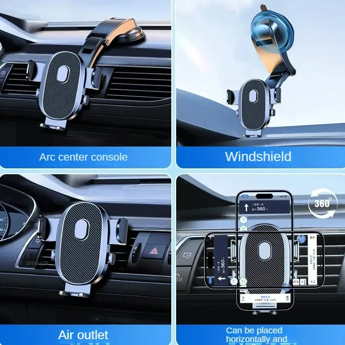 Держатель для телефона на приборную панель автомобиля складная универсальная