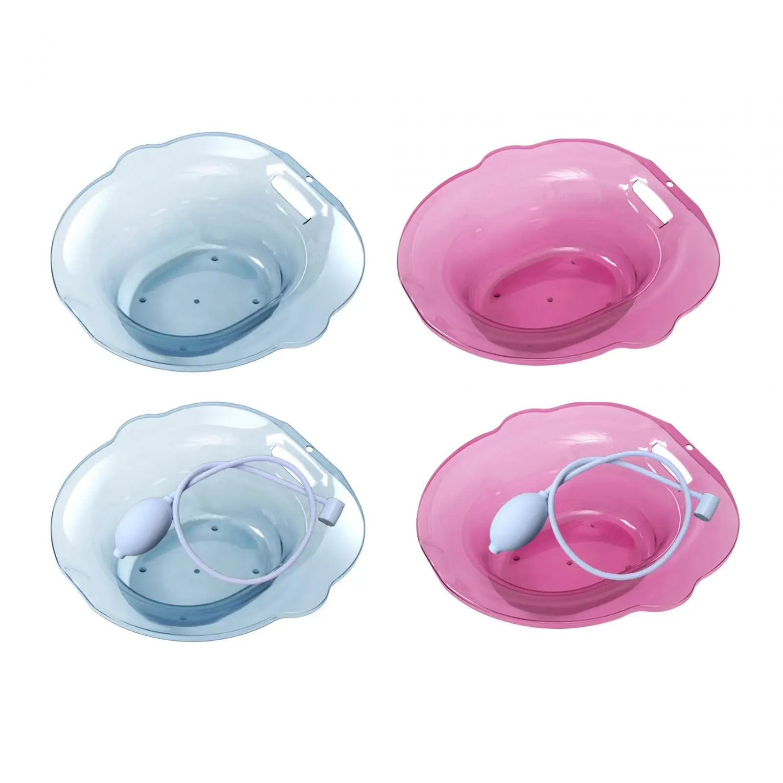 

Sitz Bath Basin for Toilet Hangable Toilet Tub Reusable Anti Overflow Universal Steam Seat Bidet Hip Bath for Elderly Women Men