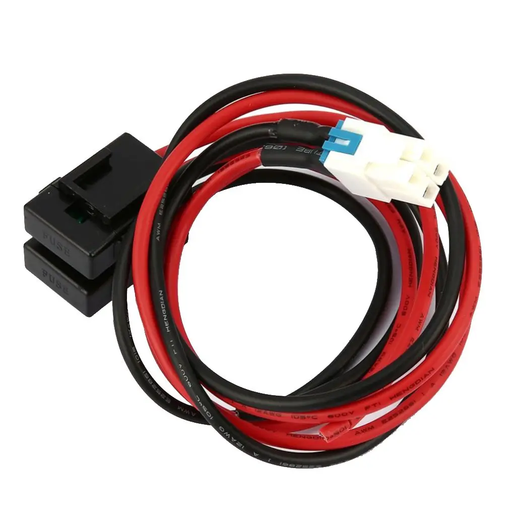 

Shortwave Radio Power Cord Cable for ICOM IC-7000 IC-7600/ FT-450/TS-480 FT-991 FT-9501M 30A Fuse 4 PIN DC power cord