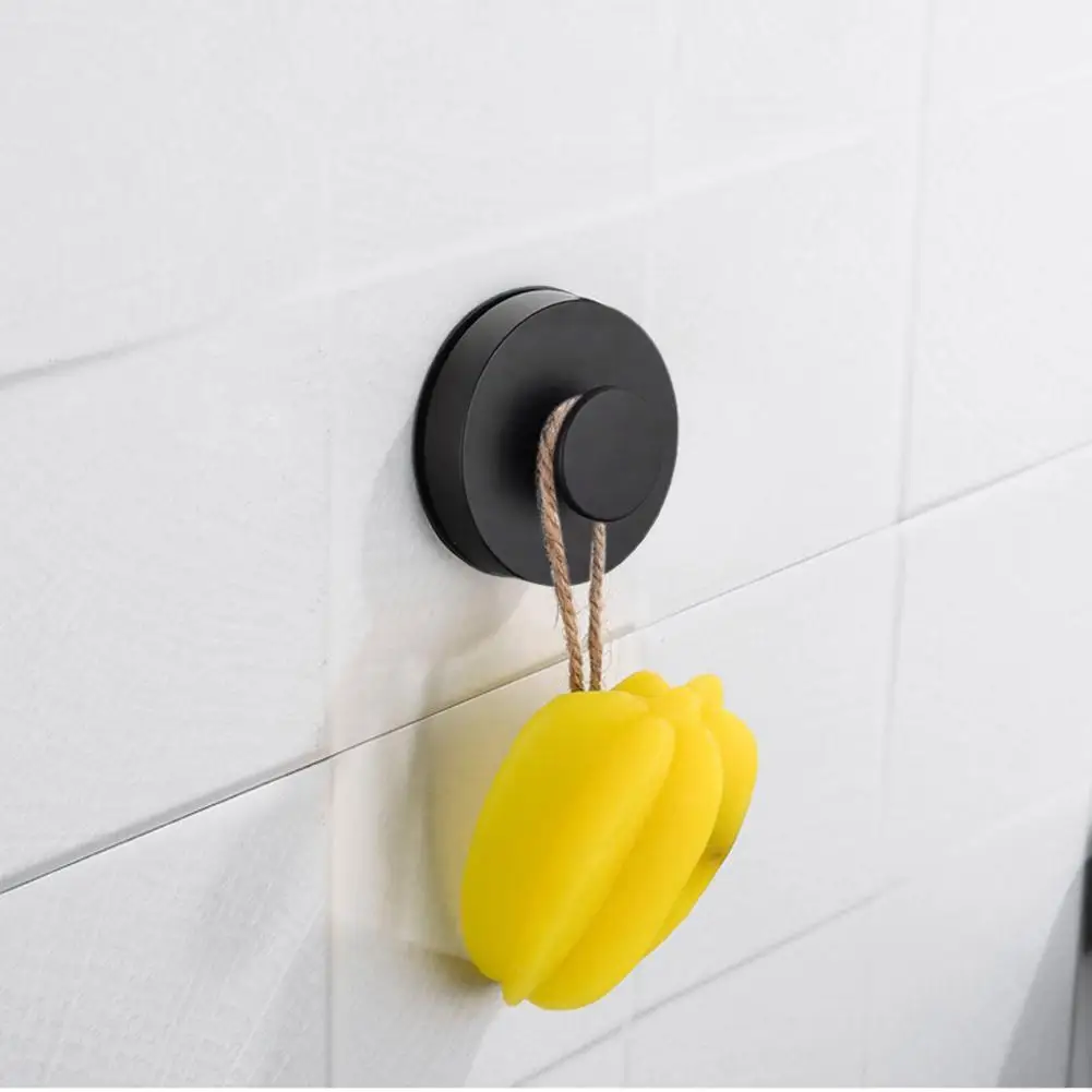 

1PCS Bathroom Vacuum Suction Cup Hooks Punch-free Reusable Door Wall Hook Heavy Load Rack Cup Sucker For Kitchen Bathroom D3B6