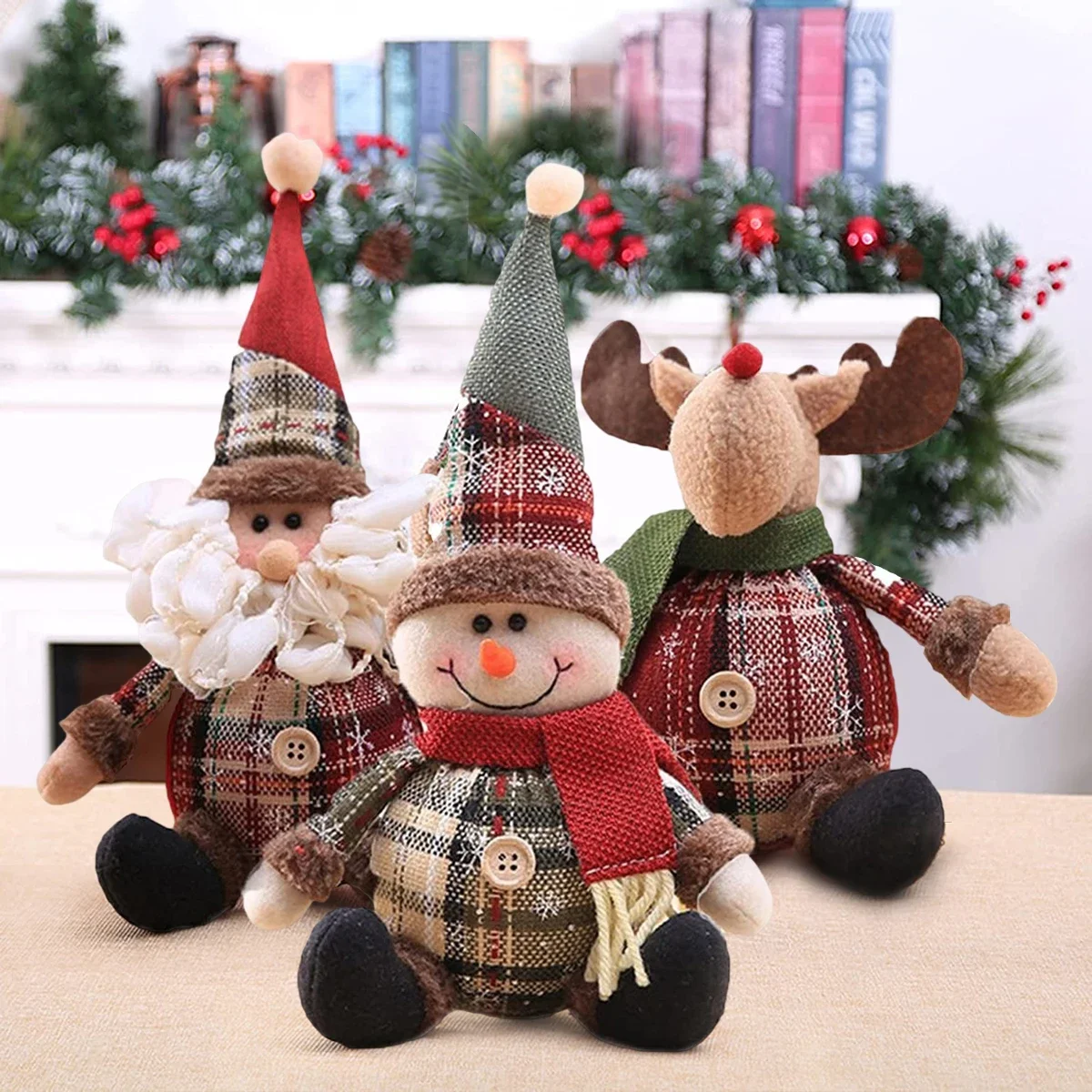 

Christmas Snowman Elk Doll Merry Christmas Ornaments Decorations For Home Xmas Navidad Noel Happy New Year 2023