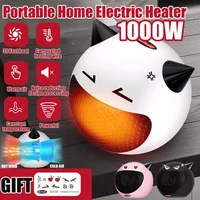 1000W Home Electric Heater Portable Fan Heater Mini Warm Air Fan for Office Room Heaters Handy Energy Saving Foot Warmer Fan