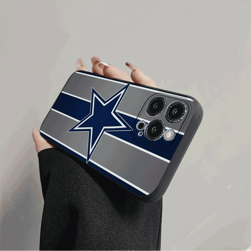 C-Cowboys-S чехол для телефона IPhone 11 12 13 14 15 16 Mini Plus Pro Max силиконовый черный мягкий из