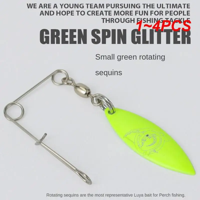 

1~4PCS Artificial Bait And Colorful Strong Pulling Force Anti-hanging Bottom Full Swimming Layer Full-angle Reflection Bait