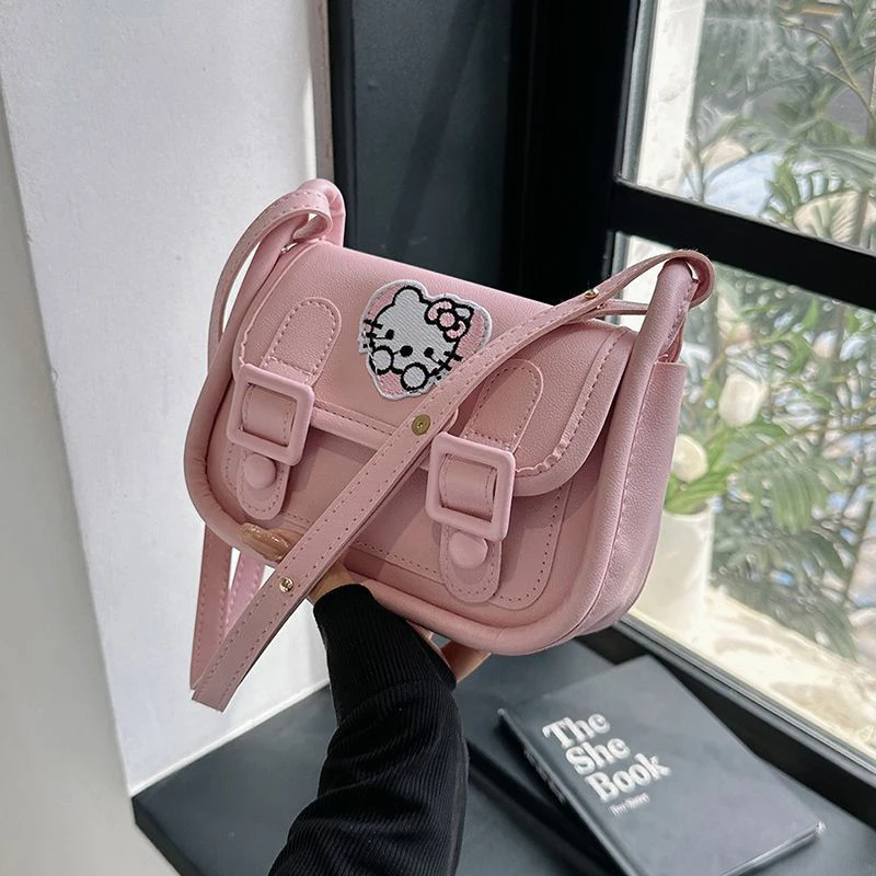 

Sanrio аниме Kawaii Hello Kitty Kuromi высококлассная сумка-мессенджер Новая летняя и осенняя сумка для подмышек мультяшная сумка подарок для девушки