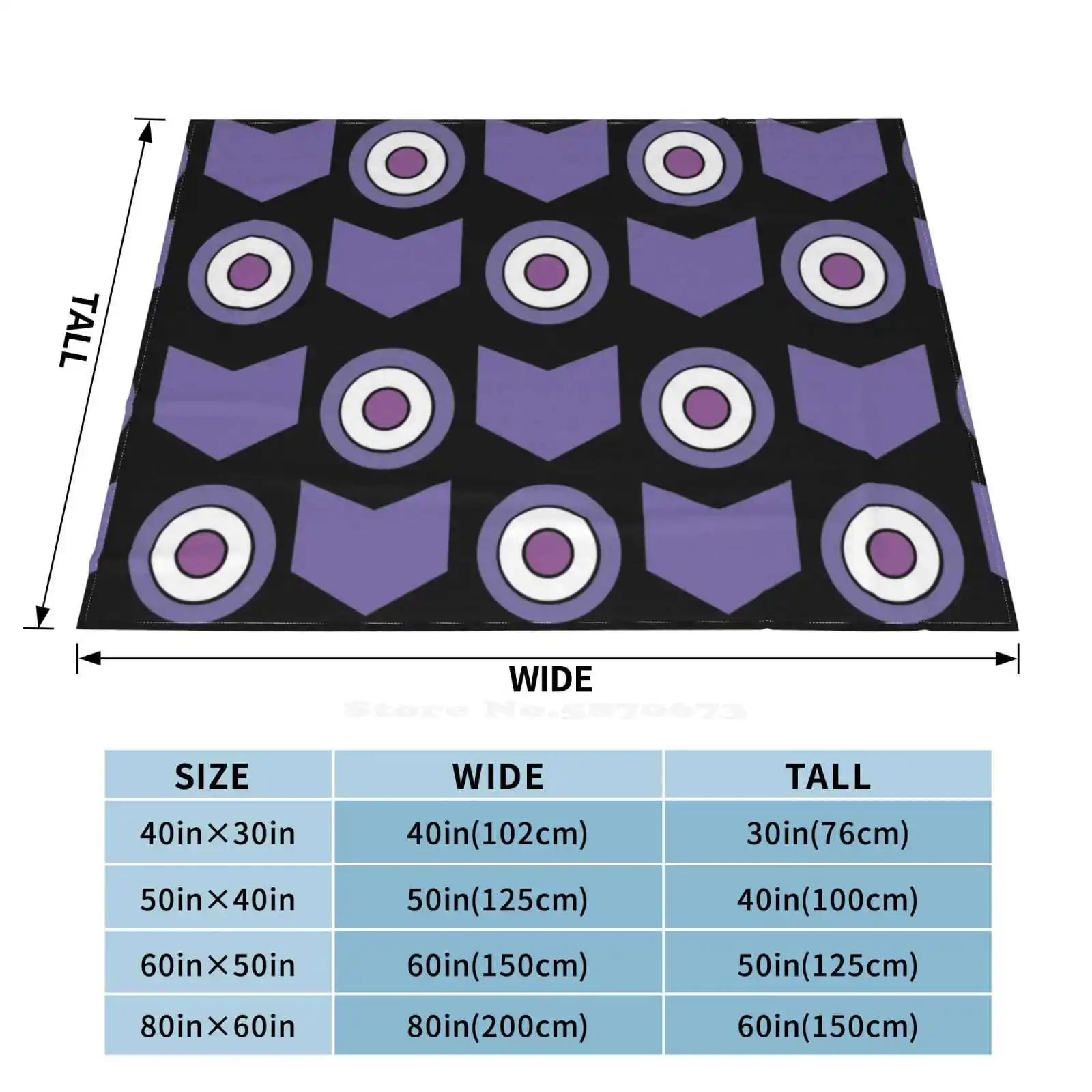 Модное мягкое теплое одеяло Bishop / Barton Clint Kate Hawkeye Hawkguy с узором