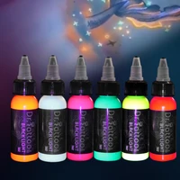 30ml fluorescent tattoo pigment night light inks professional microblading permanent easy coloring body makeup artist pigment