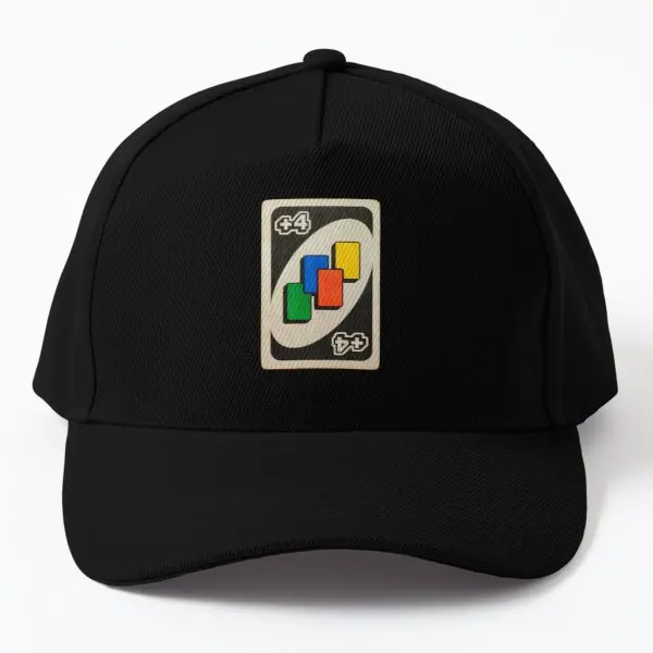 

Uno 4 Card Baseball Cap Hat Bonnet Sun Snapback Solid Color Summer Printed Hip Hop Fish Boys Mens Women Black Sport Czapka