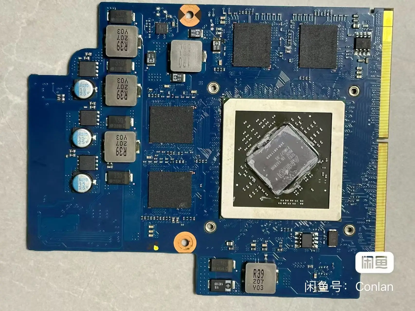 Фото Видеокарта Radeon HD6970M 2GB GDDR5 GPU для 700G7A-S1, б/у №1