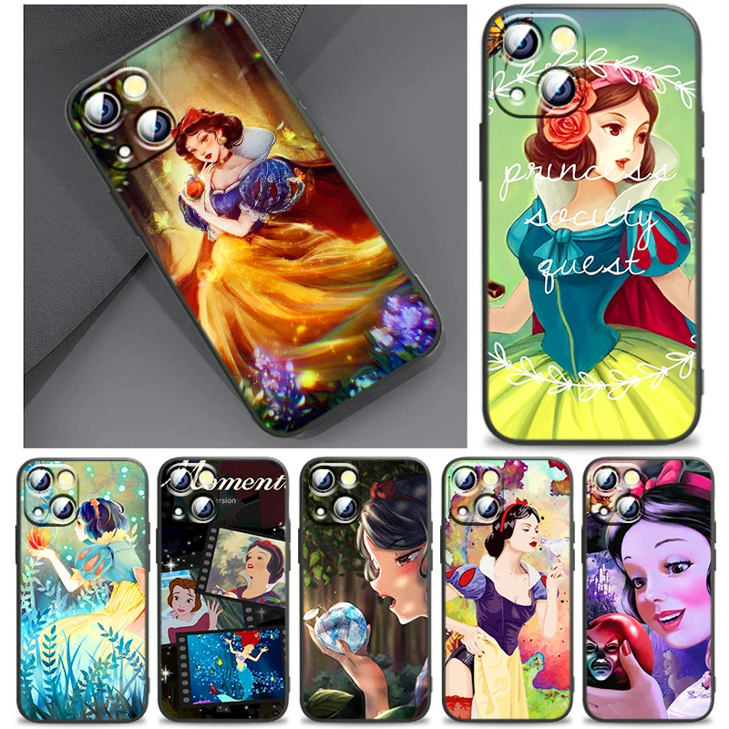 

Disney's Snow White who loves apples Phone Case For iPhone 11 12 13 Mini 14 Pro Max 11 Pro Max X XR Plus 7 8 SE Silicone Cover