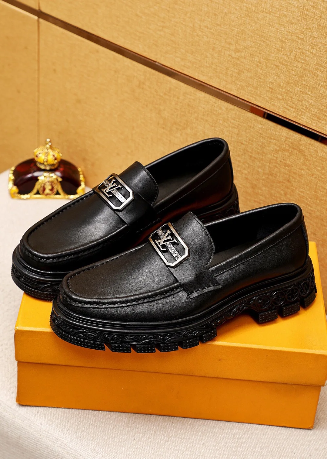 Мужская Louis Vuitton повседневная обувь из натуральной кожи Дышащий и стильный