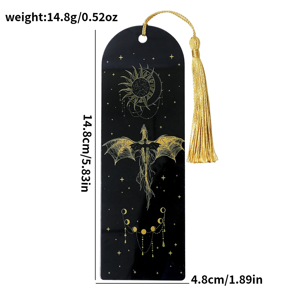 

Фэнтезийные акриловые закладки Fourth Wing Dragon