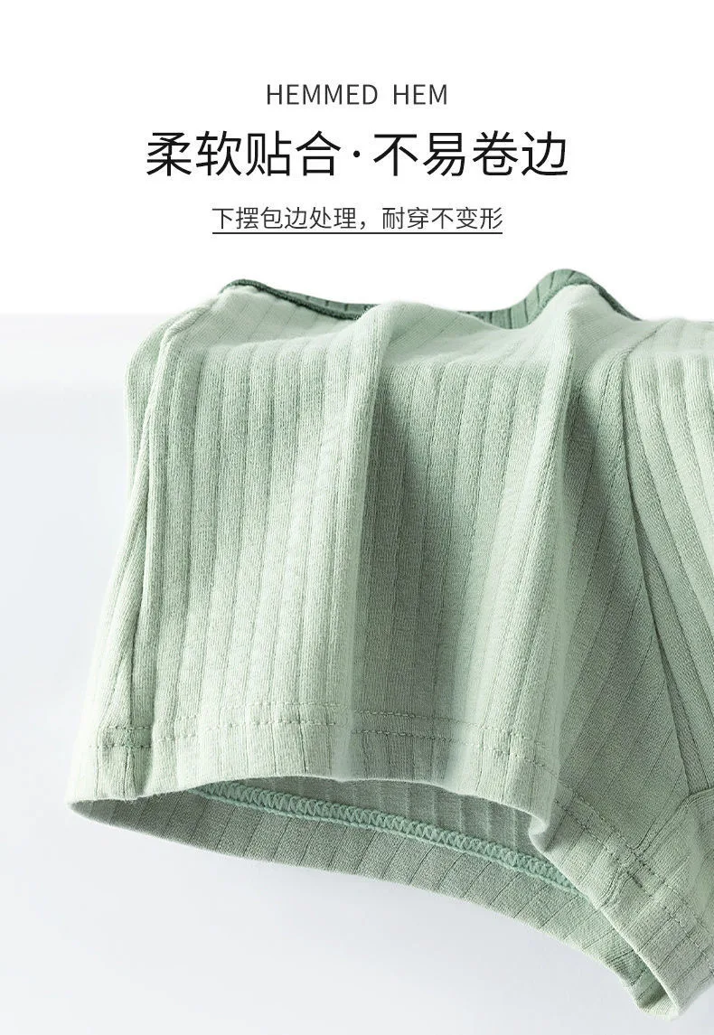 4 Pieces Combination Pack 95% Cotton Men's Underwear Wholesale Graphene Antibacterial Boxer Shorts Breathable Boxer Boys Pants