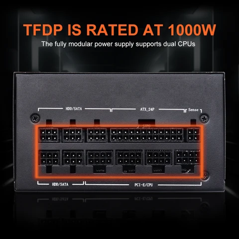 Блок питания T.F.SKYWINDINTL TF1000CA 1000 Вт 80 Plus Gold