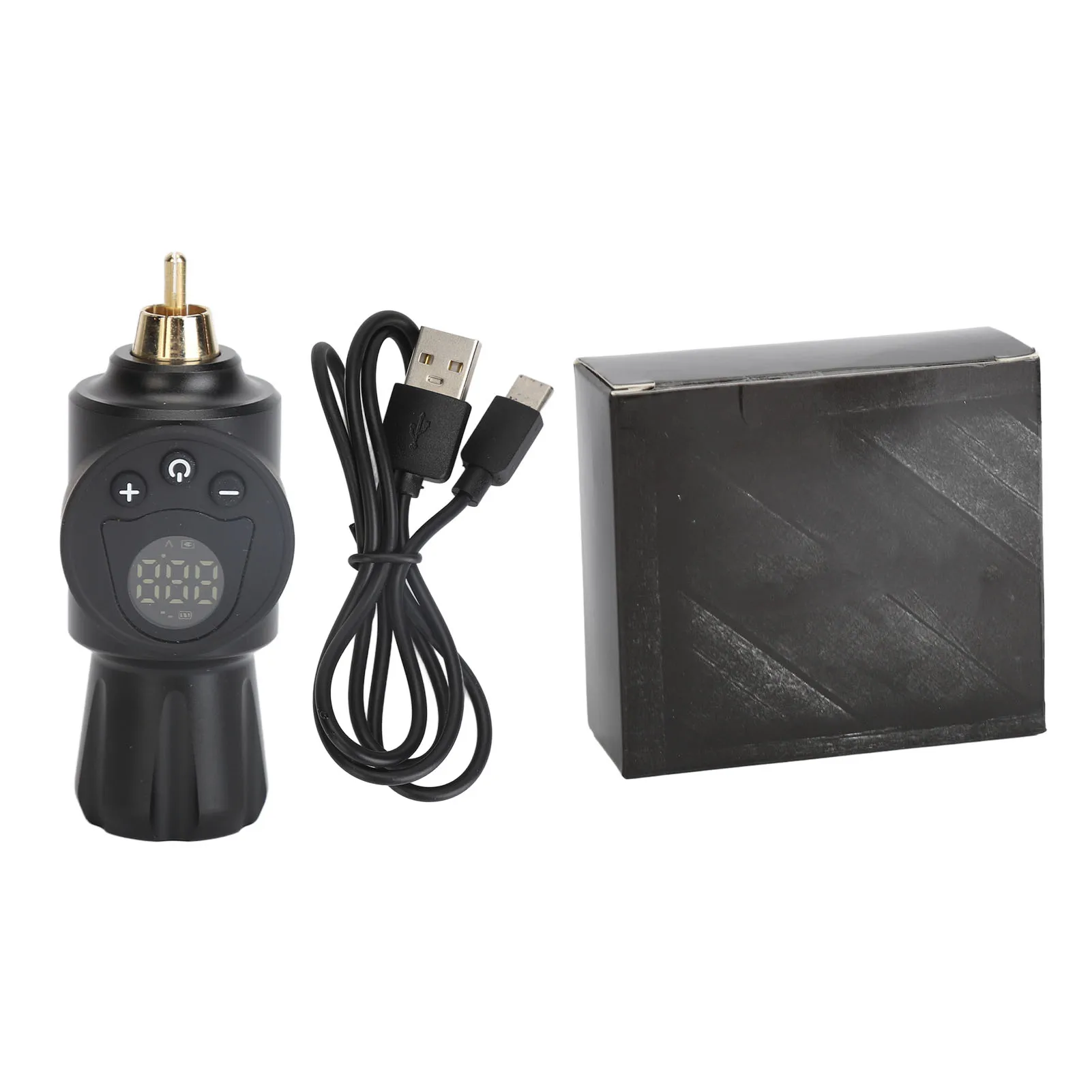 

Mini RCA Tattoo Power Bank Supply Portable Swallow Tailed LCD Display Cordless Tattoo Battery New