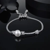 meibapj fashion real freshwater pearl rope bracelet for women 925 sterling silver chain bangle fine jewelry sy