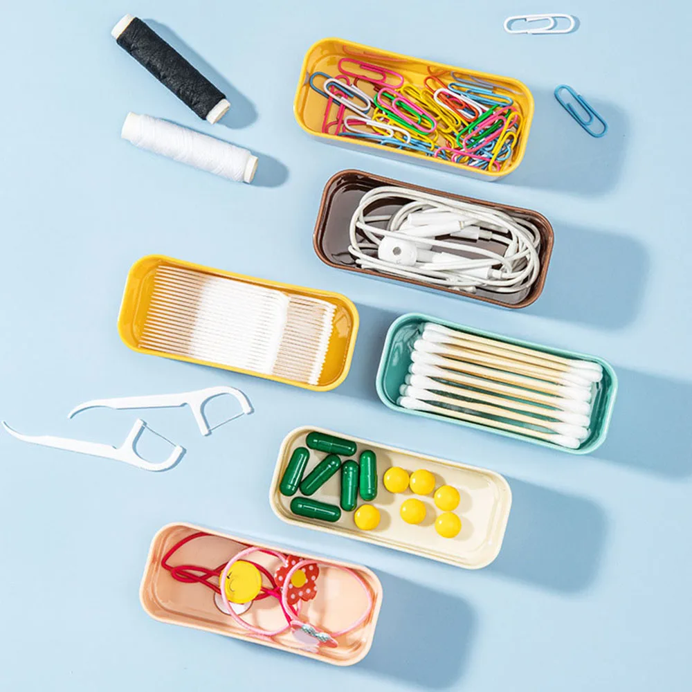 

Portable Toothpick Storage Box Travel Cotton Swab Box Dust-proof Toothpick Boxes Sundries Organizers Mini Earphone Cable Case