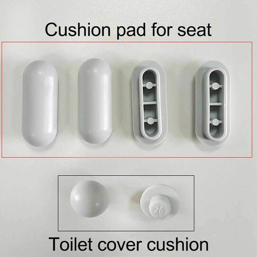 

Top Cover Cushion Seat Cushion Set Replacement Shock-proof Toilet Seat ABS+TPE Accessories Buffers For Families