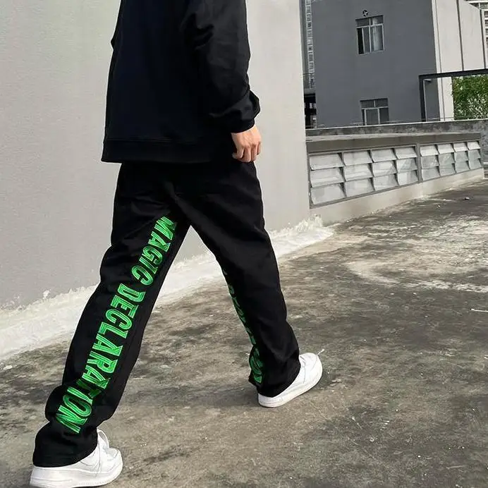 Брюки мужские и женские прямые свободного покроя