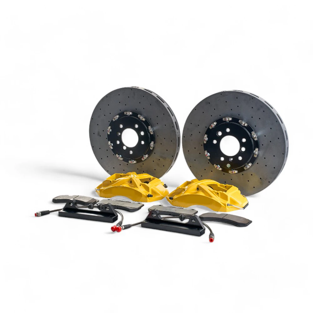 Углеродно-керамические диски X61 Серебристый суппорт с заднем колесом тормозного