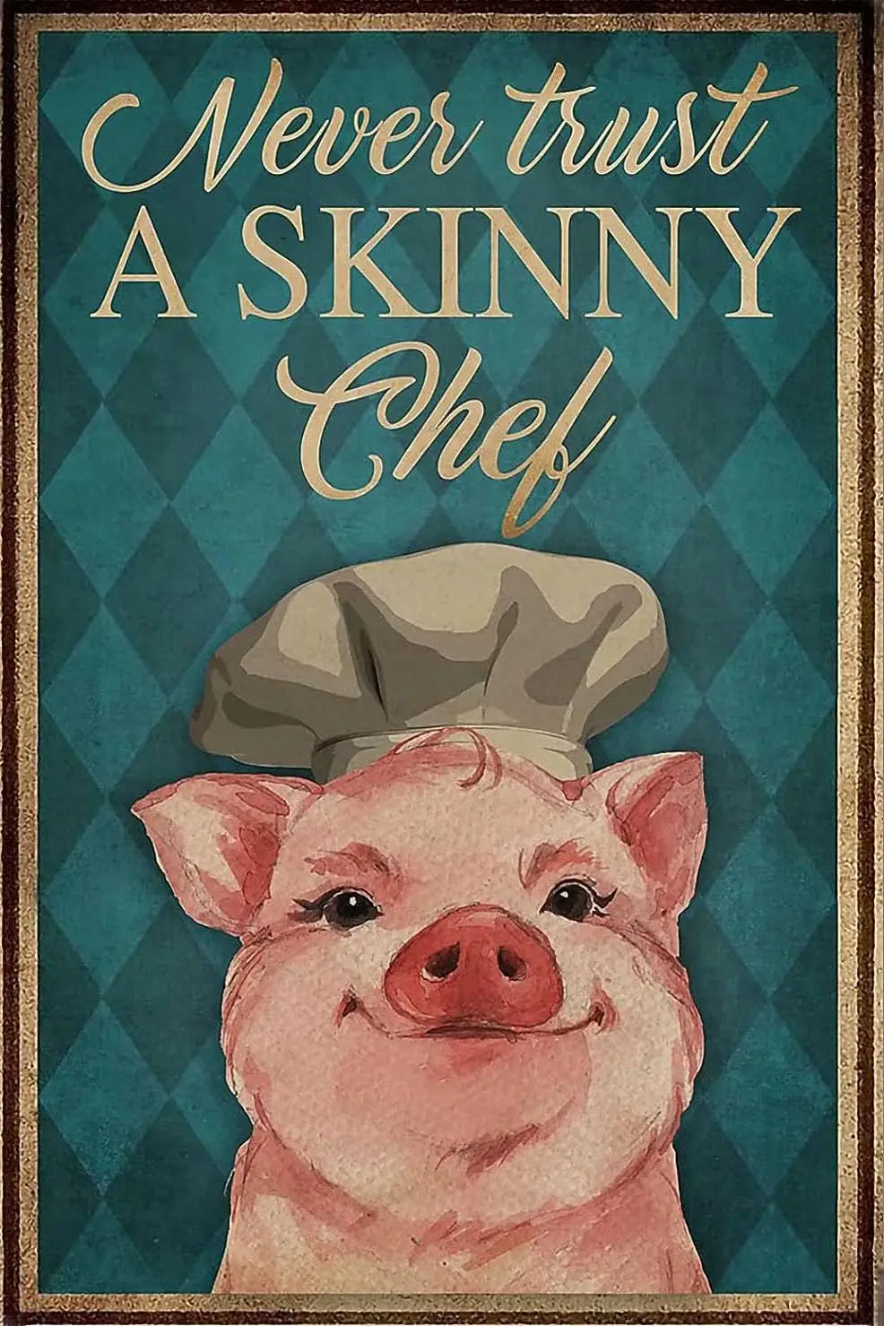 Милый Pg Metl Tn Sgn Sknny Rnch Ретро Плакат Grge Ktchen Wll Plque Домашний Декор Frm Club Pntng 8x12 nch