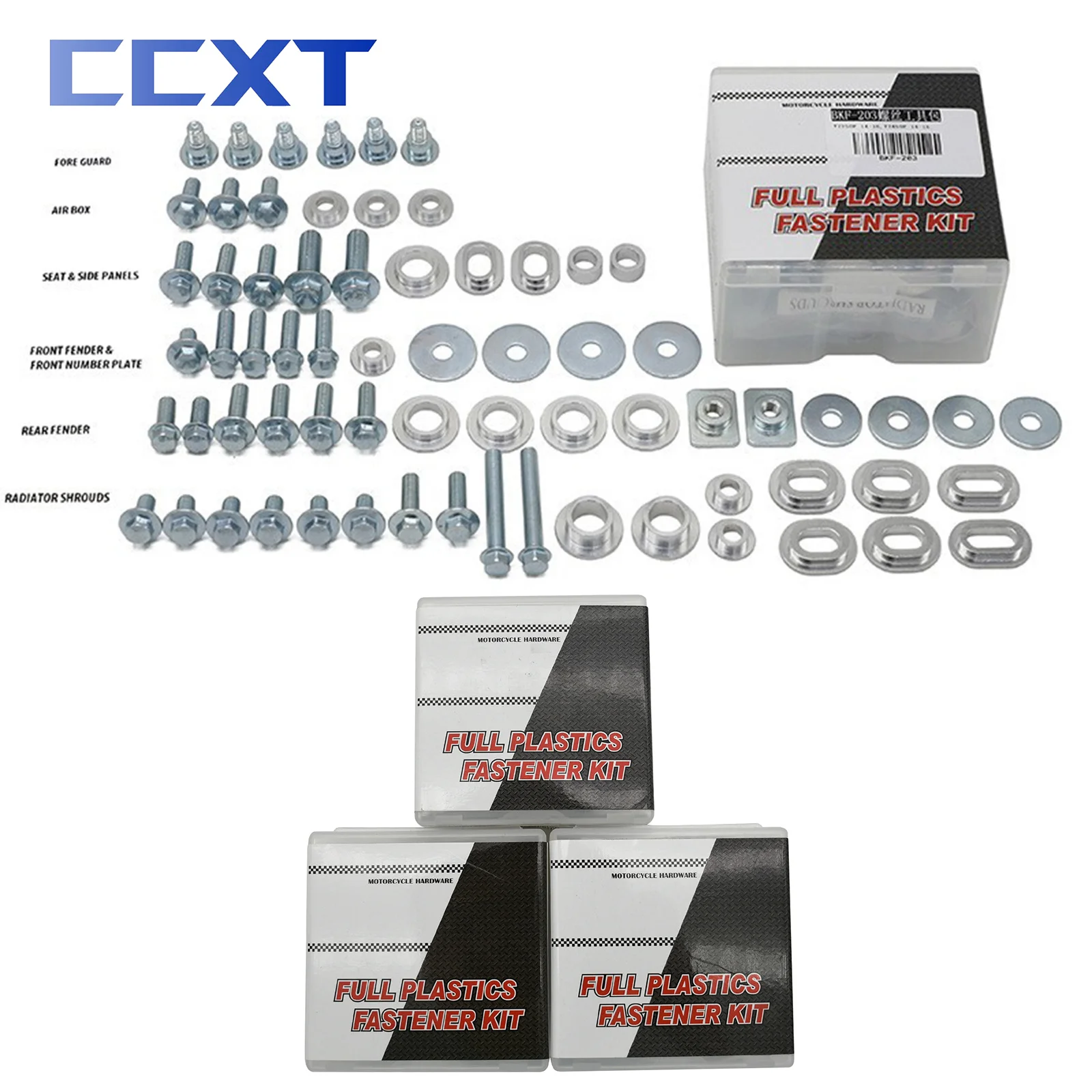 Motorcycle Full Plastics Fastener Kit Hardware Bolt Factory Style For Yamaha YZ125 YZ250 YZ250F YZ450F WR450F YZ WR 2002-2016