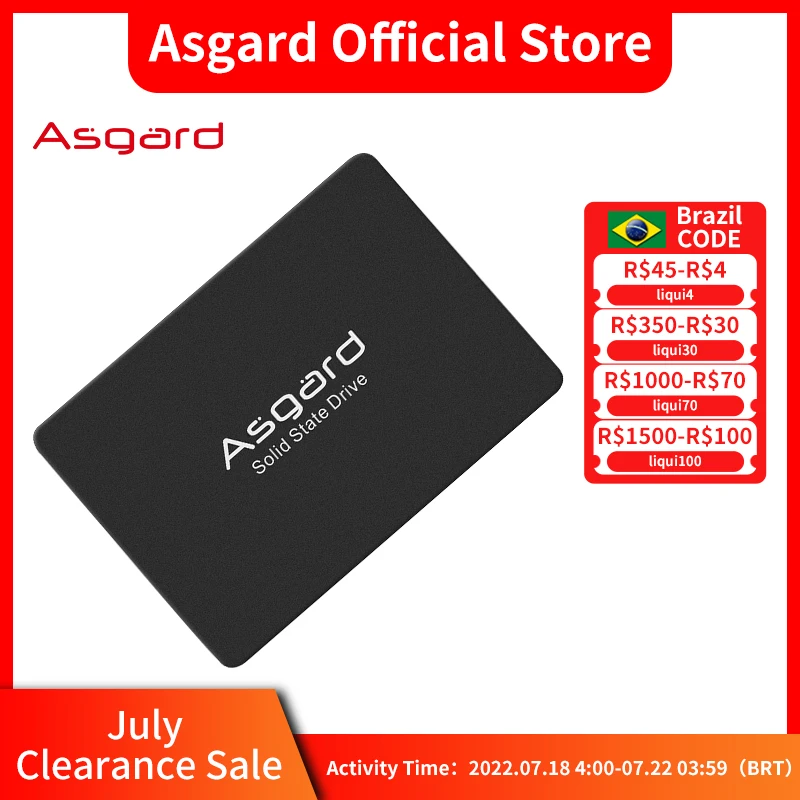 Жесткий диск Asgard AS Series SATA3 SSD 250 ГБ 500 Гб 960 2T 2 5 твердотельный для ноутбука и