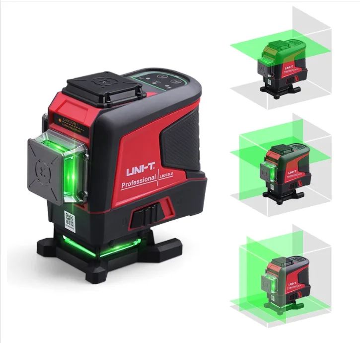 

UNI-T Green Laser Level 12 Lines 3D Horizontal Vertical Laser Level Auto Self-Leveling Remote Control Indoor Outdoor LM575LD