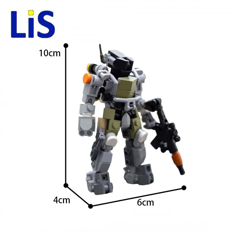 MOC-94380 Mech костюм быстрого реагирования финальная Боевая серия стрельба игра