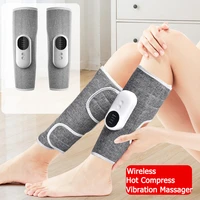 vibrator leg massager heating wireless air compression rechargeable calf massager pain relief leg muscle fatigue relax massage