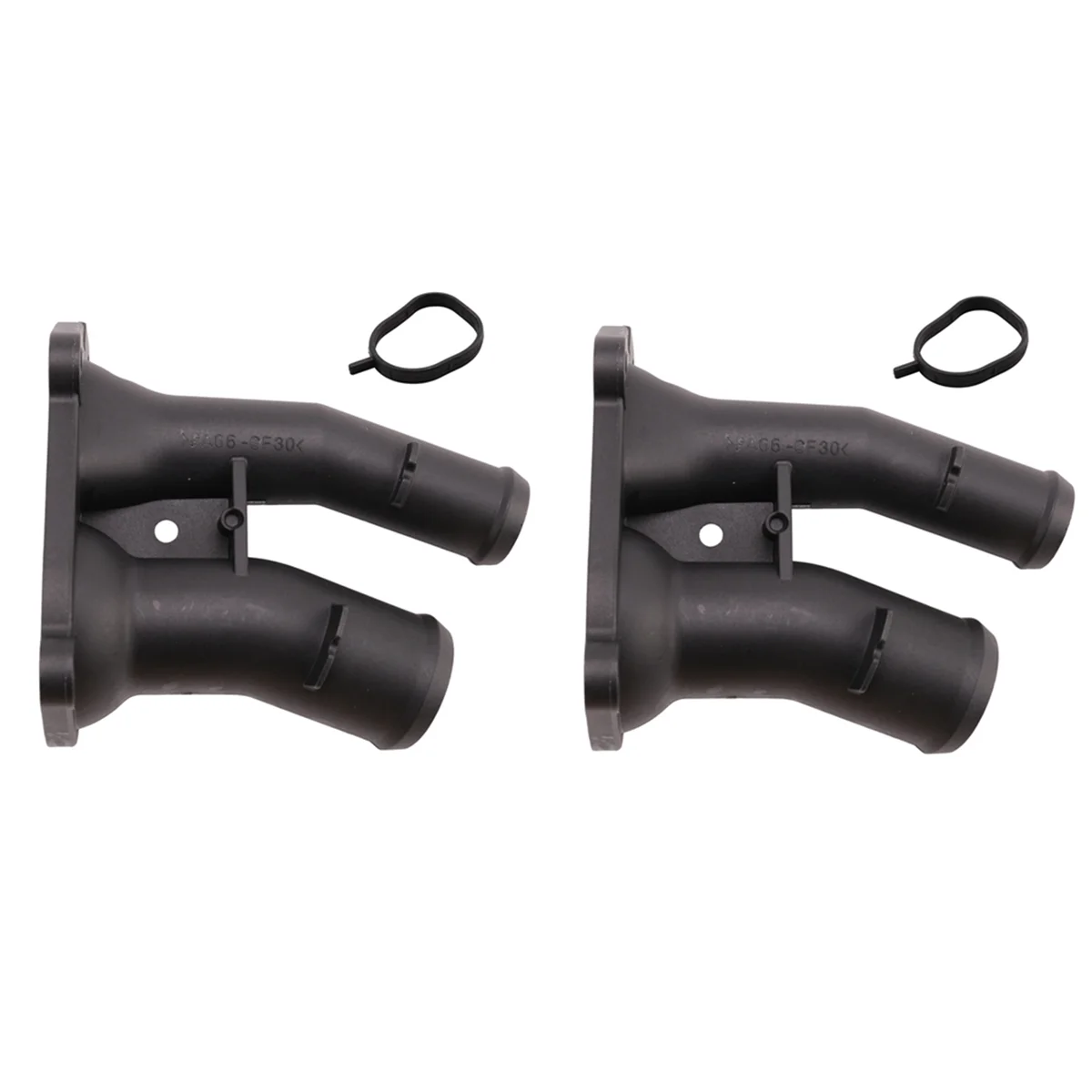 2 шт. корпус термостата Фланец охлаждающей жидкости подходит для Ford C-Max Focus Fusion Mondeo