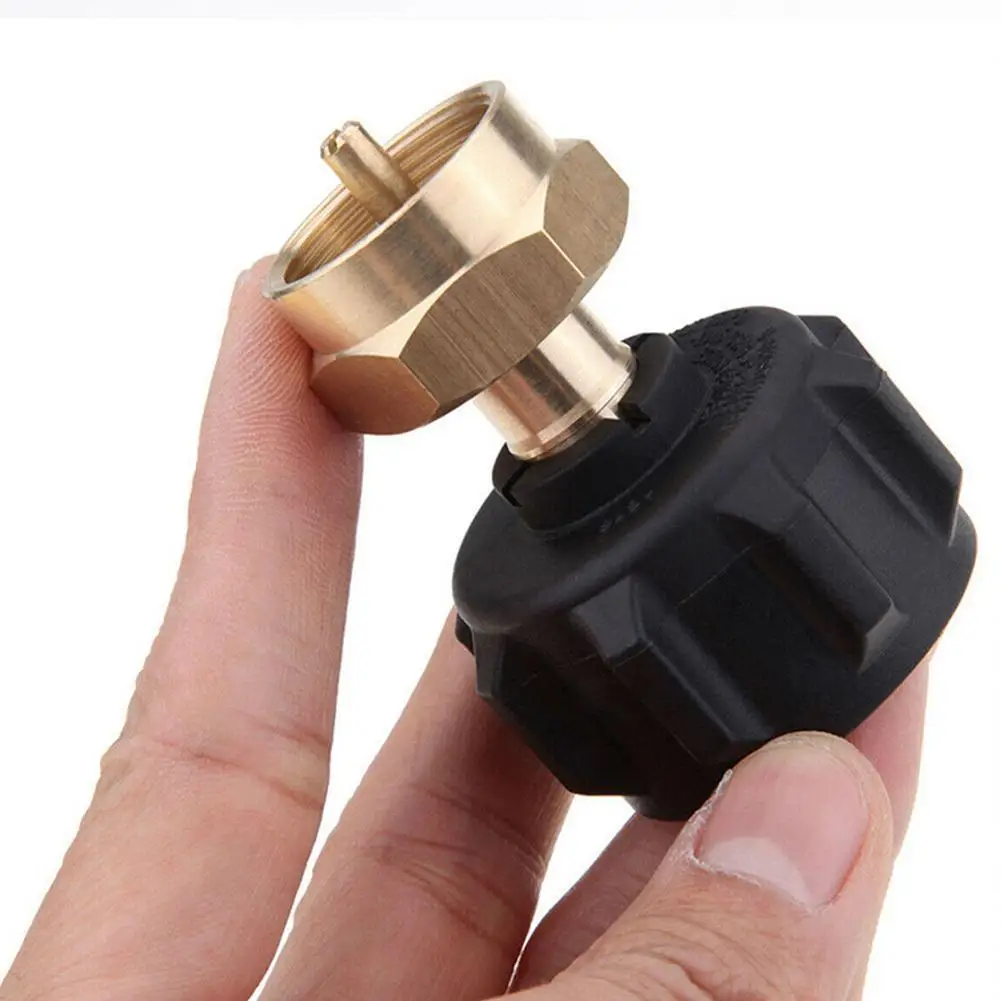 

Camping outdoor gas tank charging joint gas stove conversion adapter Propane Kit Small Cylinder Proper Bottle Refill Adapter