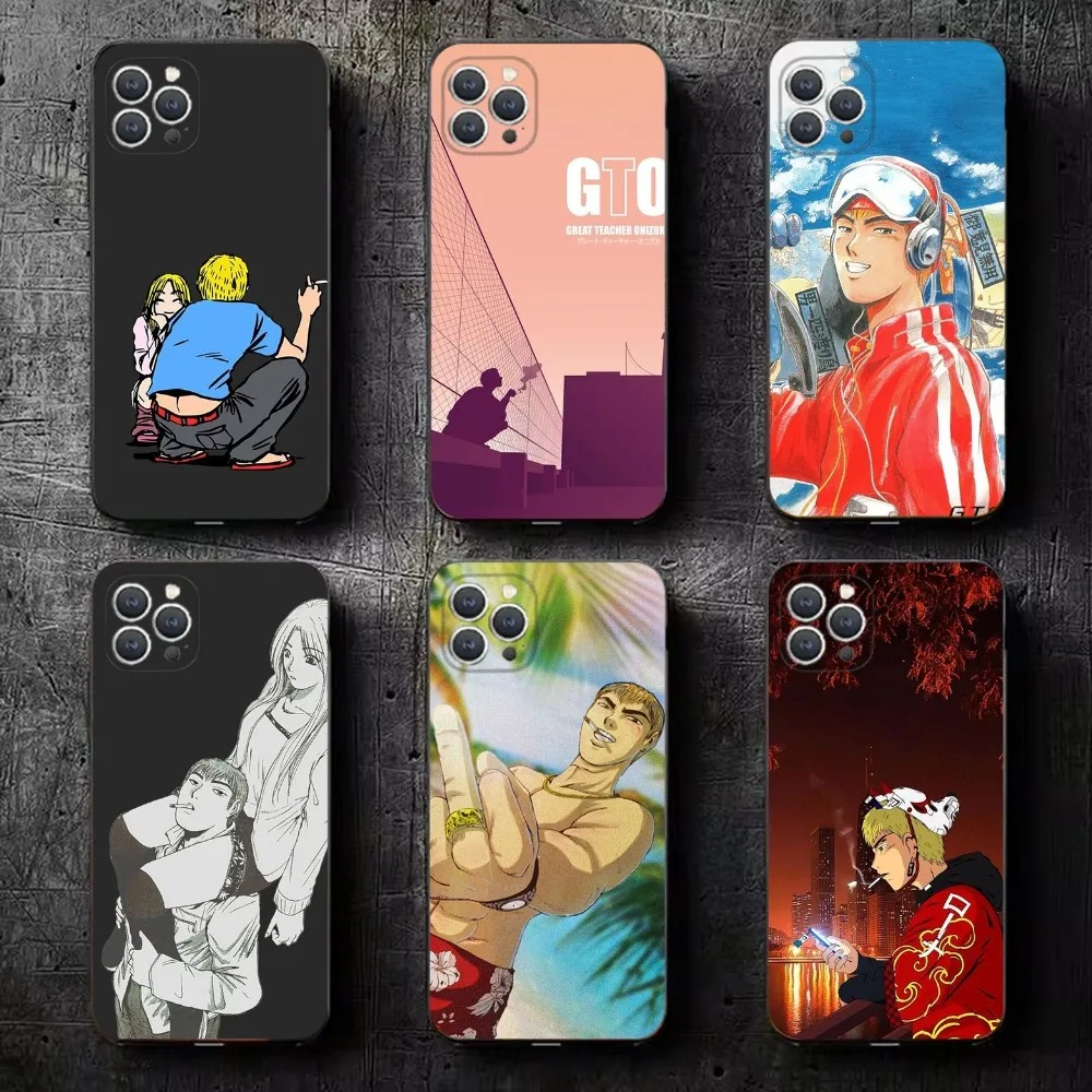 Чехол для телефона с отличным учителем Onizuka GTO iPhone 16 15 14 13 12 11 Plus Pro Max XS X XR SE Mini 8 7 - Цена: 205