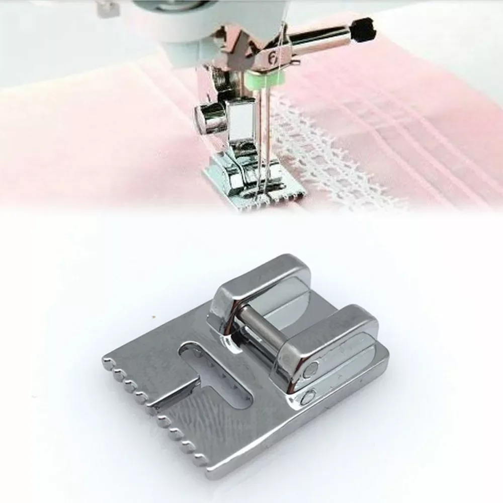 

Бытовая многофункциональная прижимная лапка с 9 канавками для швейной машины Janome Singer и т. д. аксессуары для швейных машин 5BB5023-1