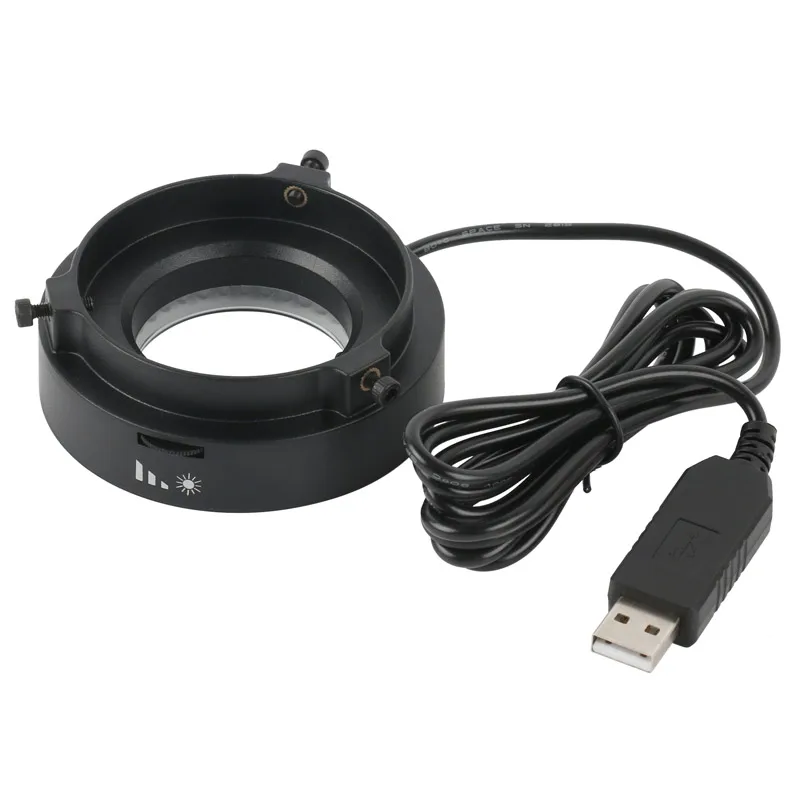 

Adjustable 72 LED Ring Light illuminator Lamp For Industry Video Stereo Microscope Lens Camera Magnifier USB 0-100%