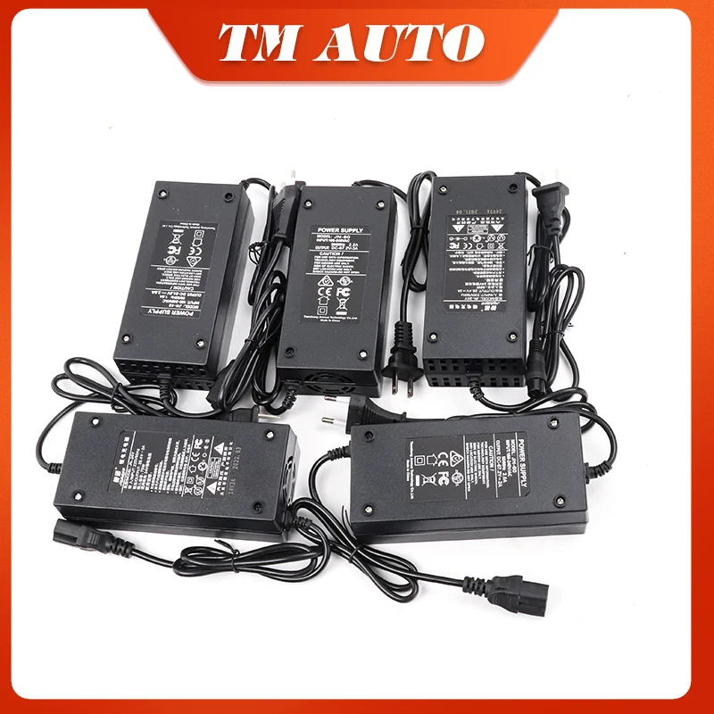 

Electric Scooter Accessories Power Charger 24V 36V 48V 60V 2A Electric Bicycle Lithium Battery Charger