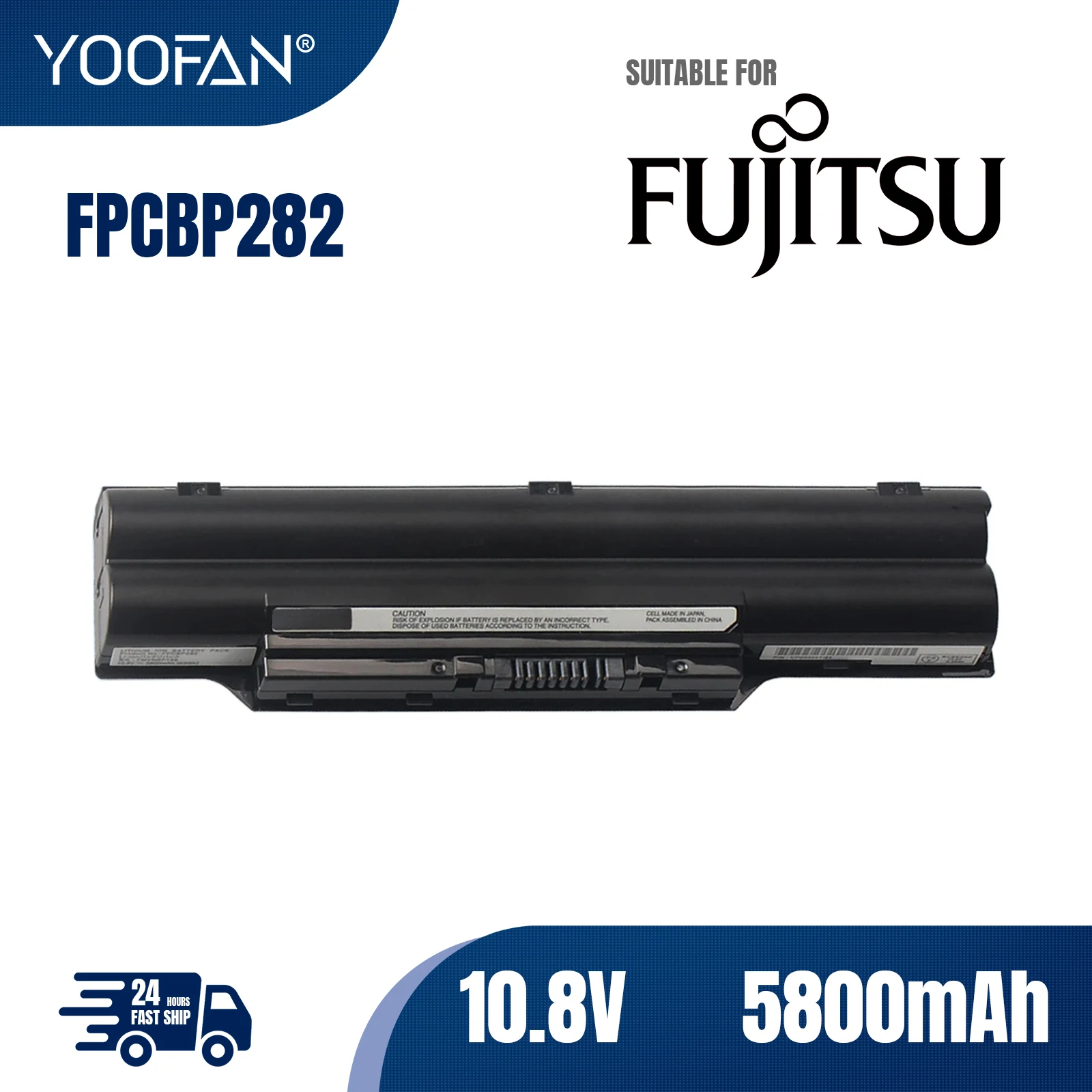 YOOFAN батарея FPCBP282 для Fujitsu LifeBook AH572 SH760 S6311 S710 S7110 S7111 S751 S761 FPCBP325 FPCBP281 FMVNBP19