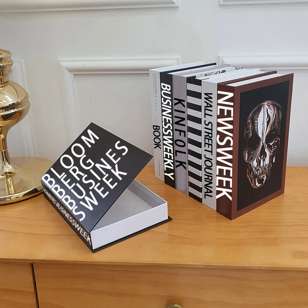 

Can Open Fake Book Light Luxury Simplicity Decorative False Book Foreign Store Emulational Book Box Home Wine Cooler Ornaments