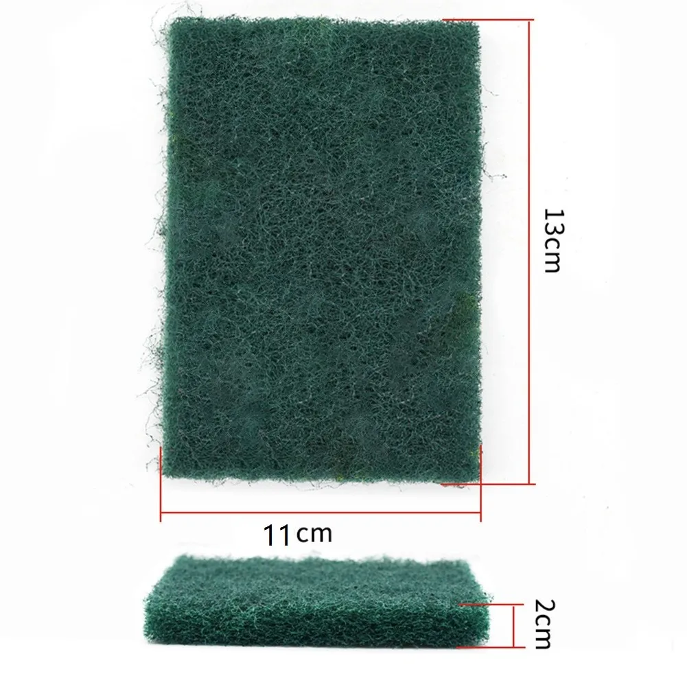 

Indoor Outdoor Scouring Pad Heavy Duty 10PCS 11*15cm Abrasive Coarse Fiber