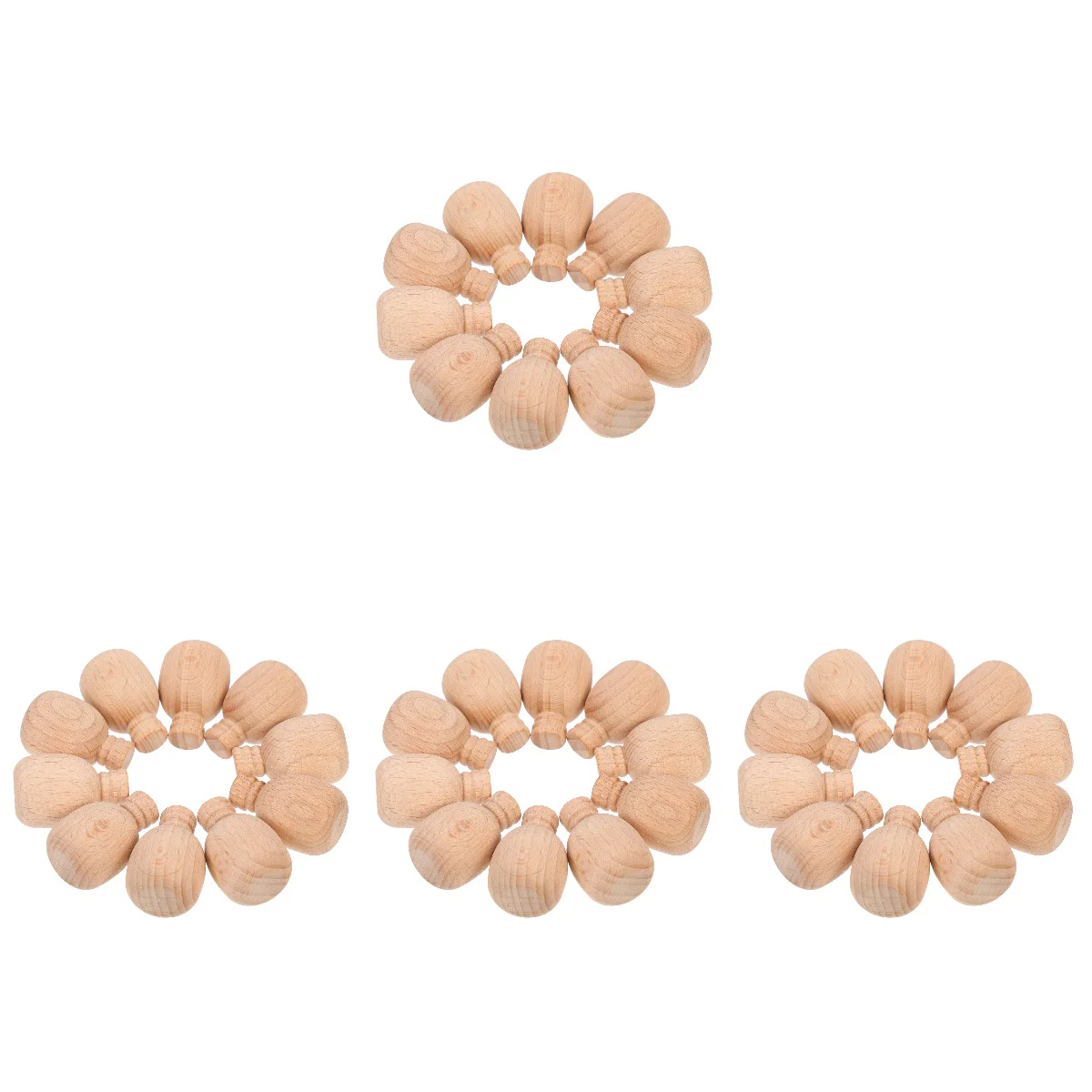 

40 Peg Natural Decorative Peg Figures Crafts