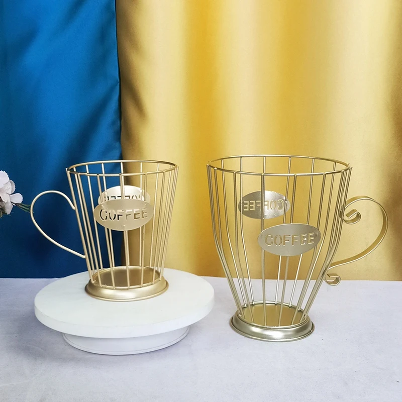 Фото Universal Coffee Capsule Storage Basket Coffee Cup Basket Coffee Pod Organizer Holder For Home Cafe Hotel №5