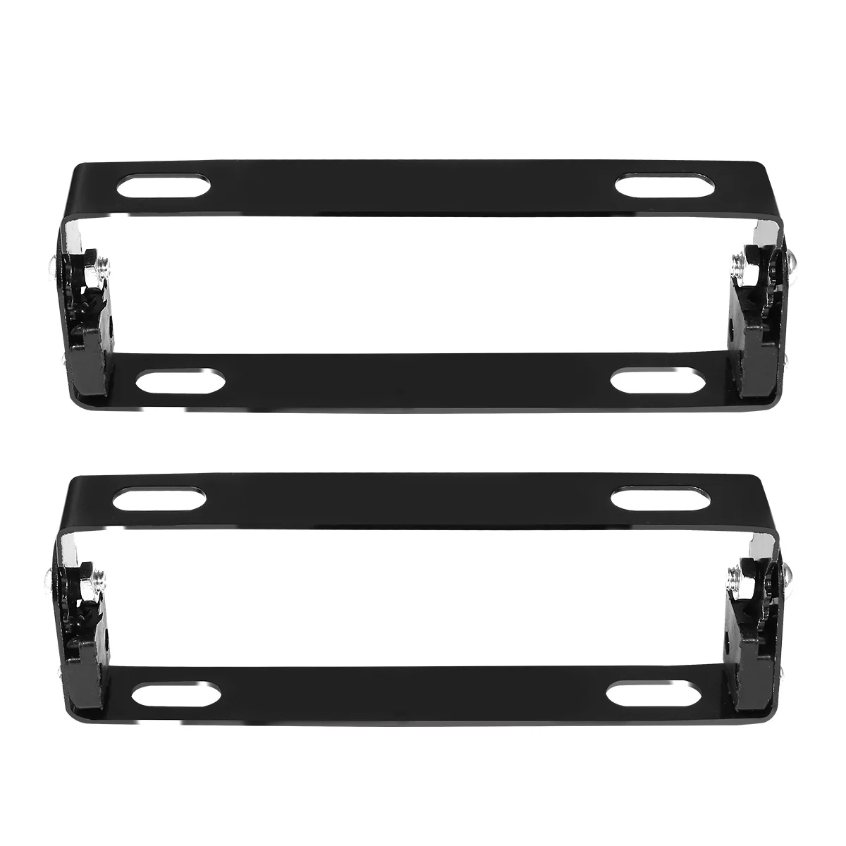 

License Plate Frame Holder Adjustable Flexible Alloy Aluminum Motorbike Solid-colored