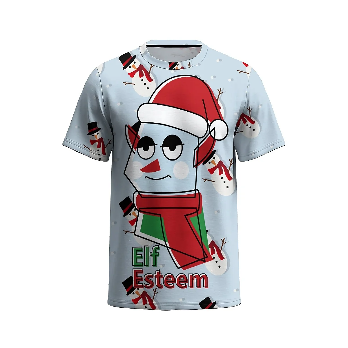 НОВАЯ РОЖДЕСТВЕНСКАЯ футболка liasao для мужчин или пар веселая 3D мультяшная