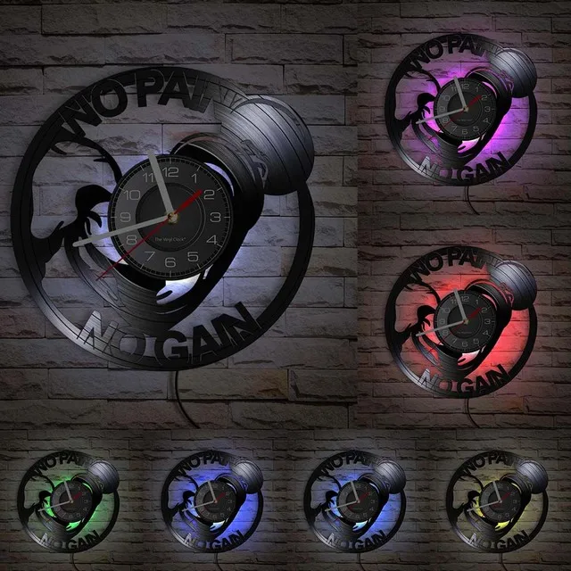 

Настенные часы с виниловой пластиной, в стиле ретро