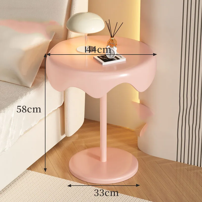 Готический узкий ночной столик для девочек золотые акриловые ножки стеклянный