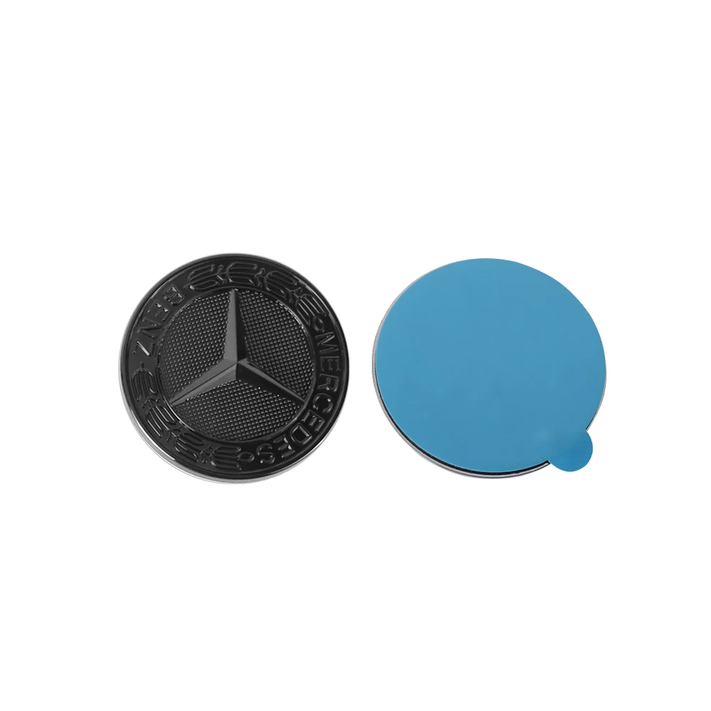 

Наклейки-эмблемы для переднего капота автомобиля из ABS-пластика и алюминия, 57 мм, для Mercedes-Benz A, B, C, E, R, G, S, GGLA, W140, W168, W169, W176, W177, GLS, GLB