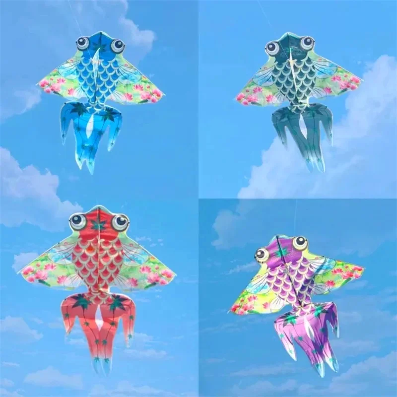 Золотая рыбка воздушные змеи игрушки для детей веревочные радужные высокие